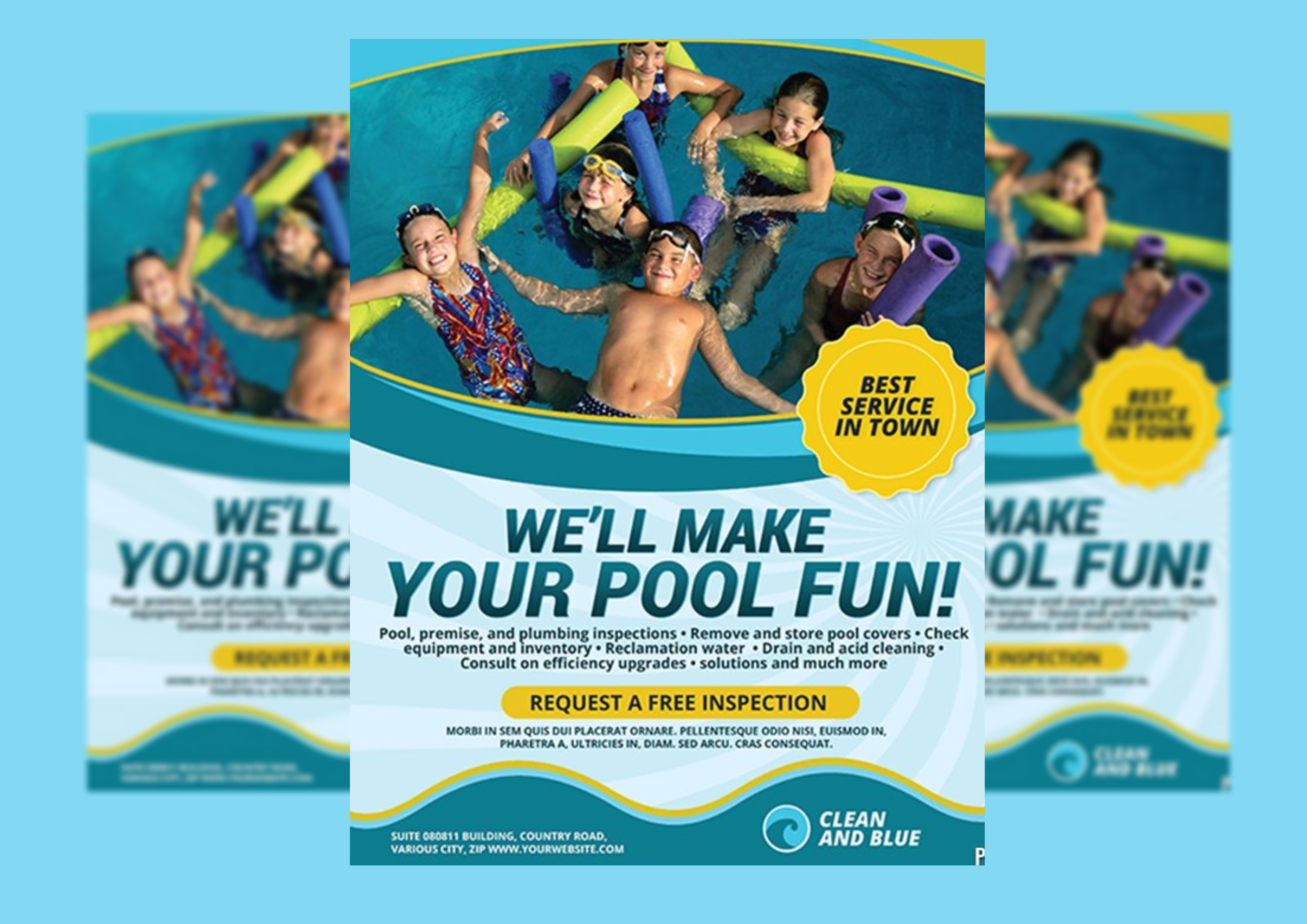 Design plumber,pressure washing and cleaning service flyer by  Faizandesigner1 | Fiverr