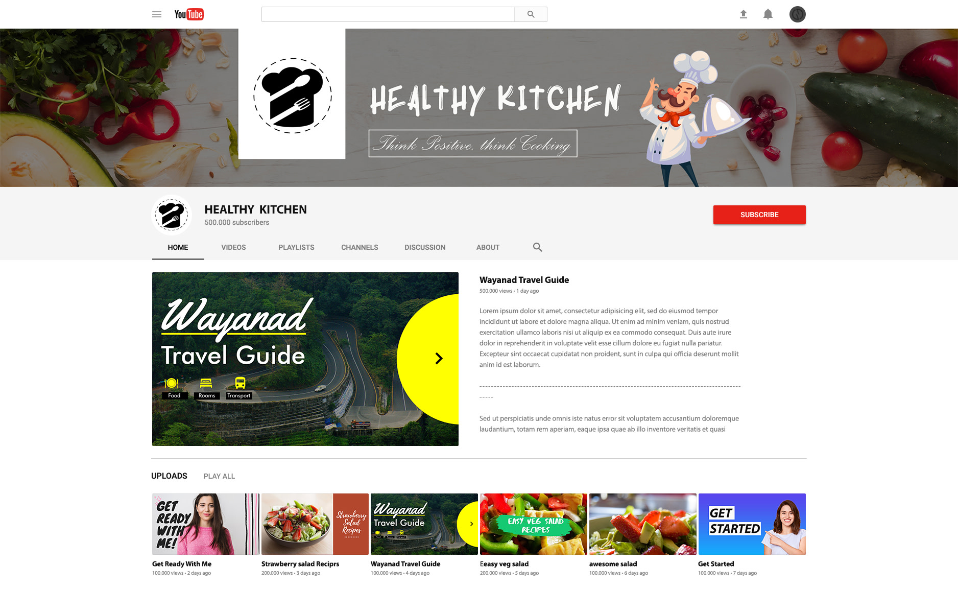 Design A Awesome Youtube Thumbnail And Channel Art For You By Mohd Fayis Fiverr