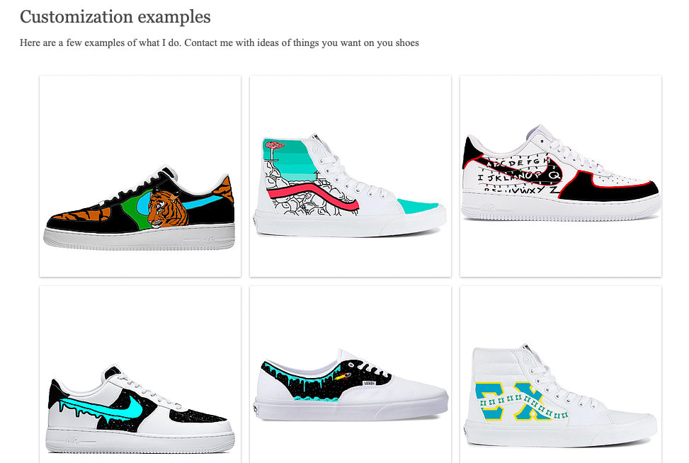 things you need to customize shoes