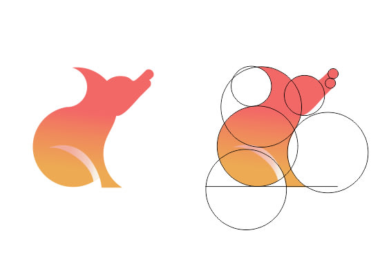 Make Animal Logo With Golden Ratio By Shinpid Fiverr