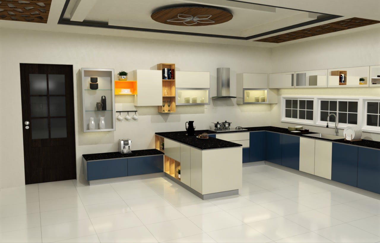 Design 20d modern kitchens and rendering with sketchup by ...