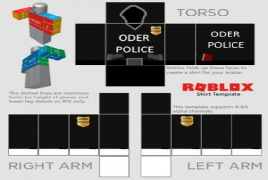Make You A Clothes Templet With Clothes On To Sell On The Roblox Store By Buildmehouse Fiverr - oder police shirt roblox