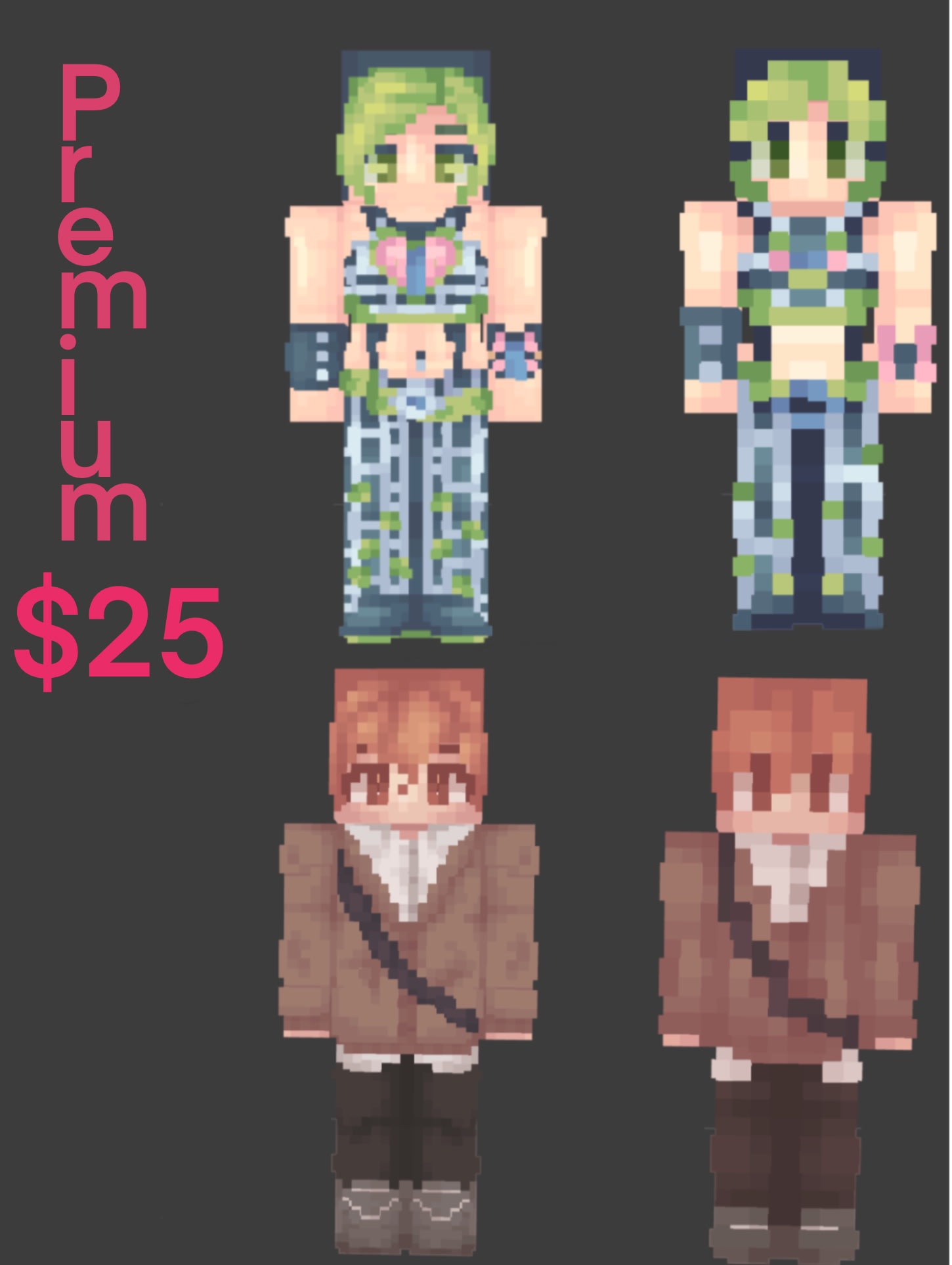 128x128 HD minecraft skins! 5 slots open! I'll make you a Custom HD  minecraft skin for bedrock edition : r/minecraftskins