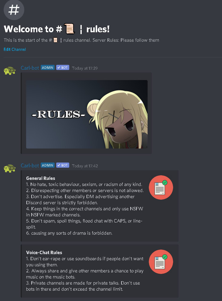 Setup an anime discord server for you by Bettythebomber | Fiverr