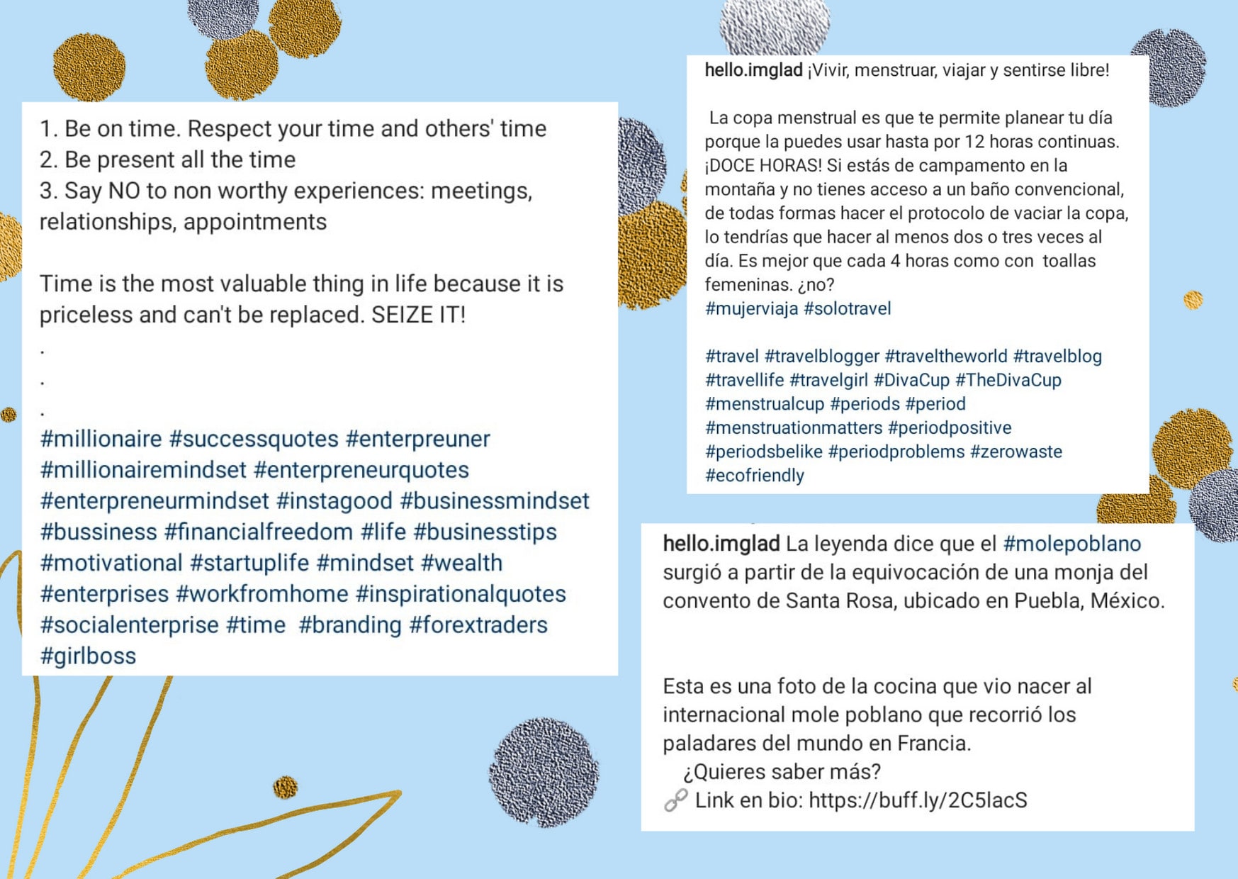 Write Instagram Captions In Spanish And Find Hashtags By Carminavargas In the review your captions window, hover over the caption to edit or delete. write instagram captions in spanish and