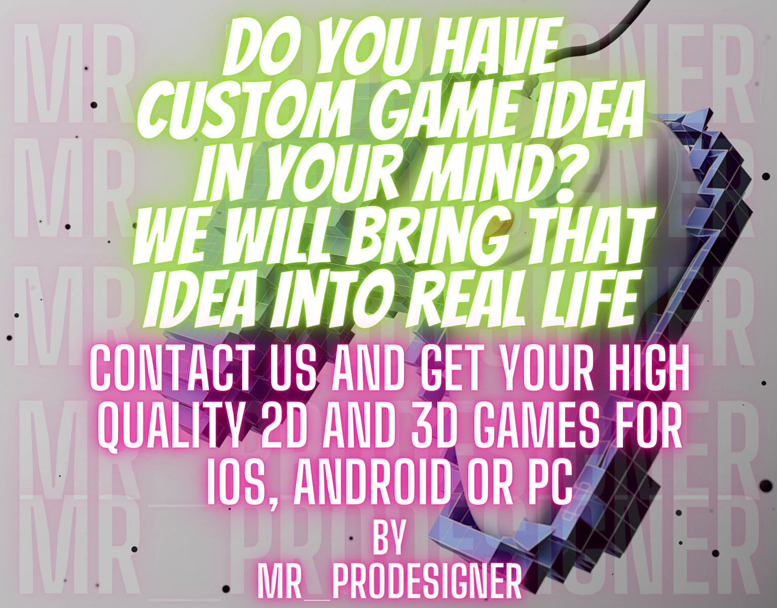 Develop best money making 2d and 3d games for android ios and pc by  Mr_prodesigner | Fiverr