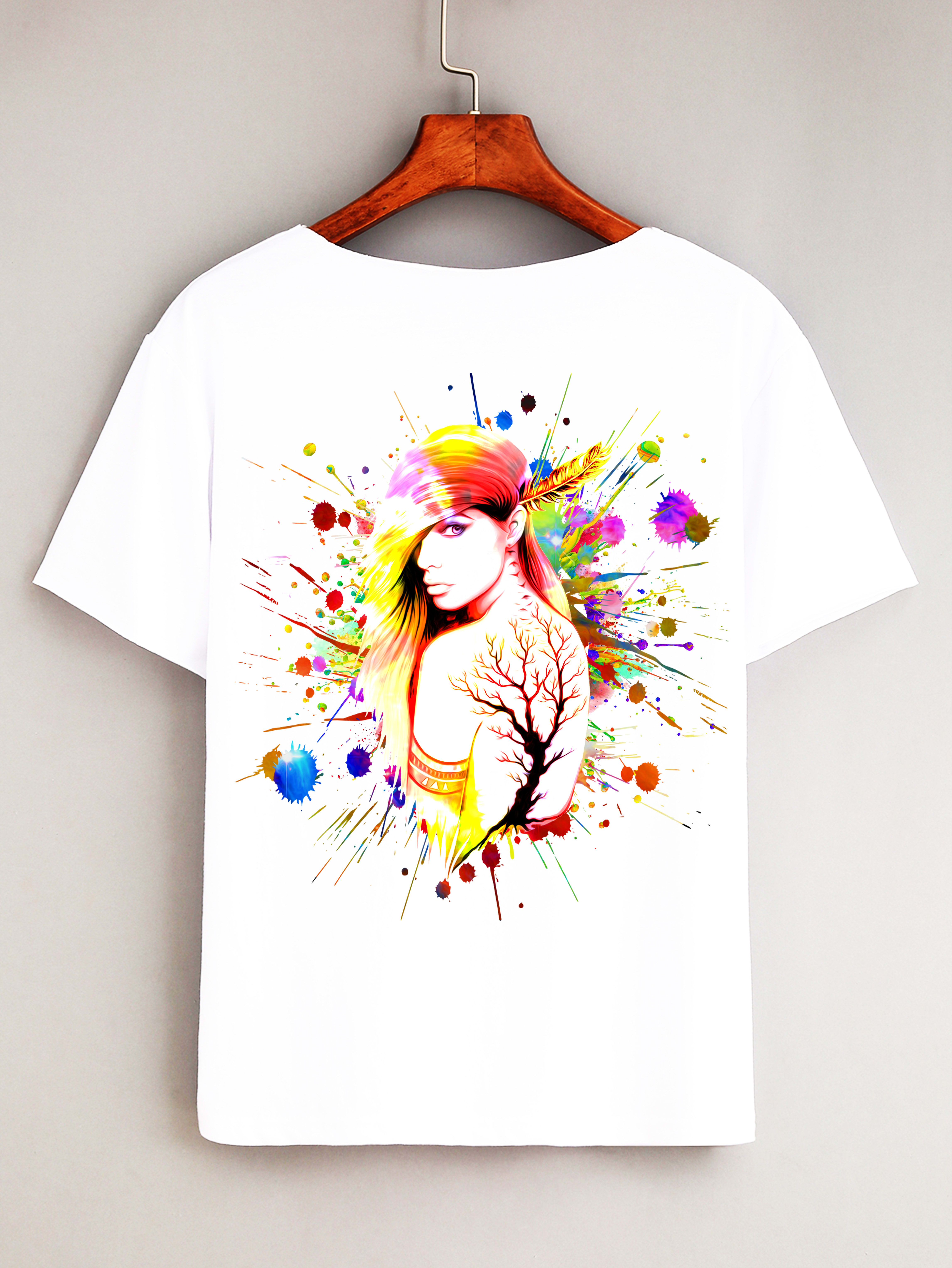 watercolor t shirt design