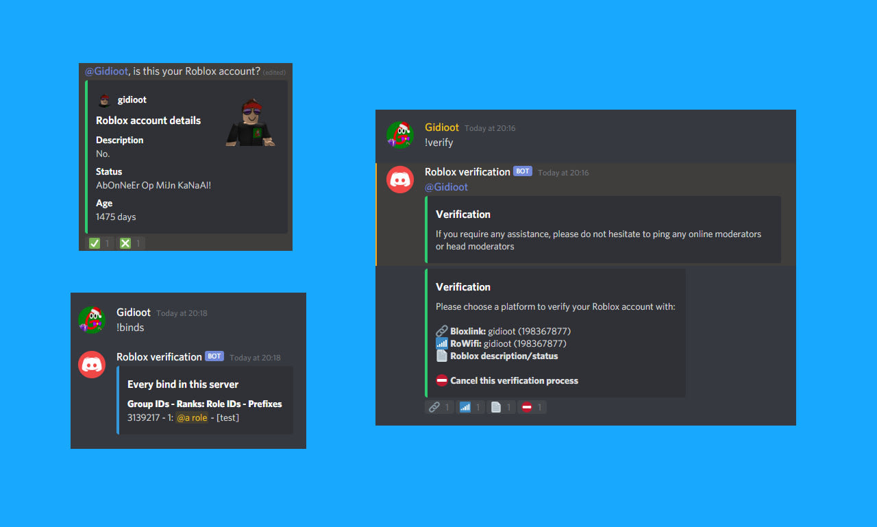 How to make verification command in your Discord server using Bloxlink