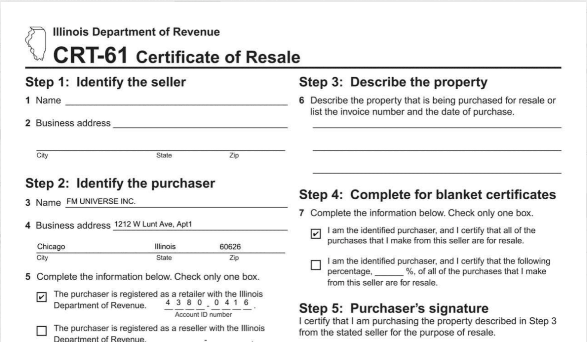 Get your resale certificate and tax exemption for amazon by