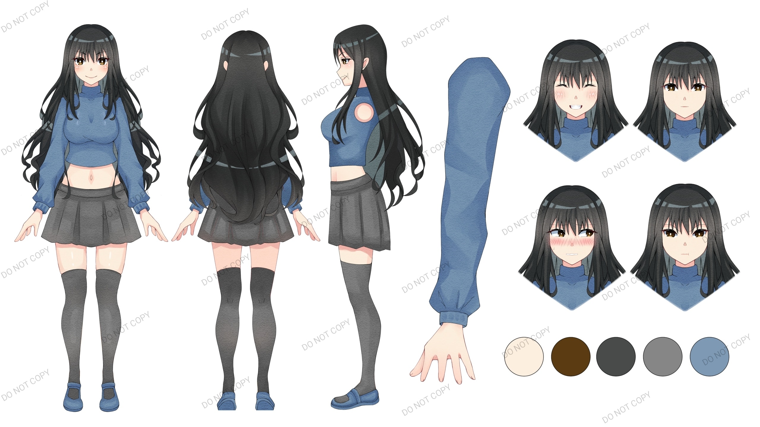 Satsukitsukihime Anime Character Sheet  Anime Character Sheet Png  Transparent PNG  800x1310  Free Download on NicePNG