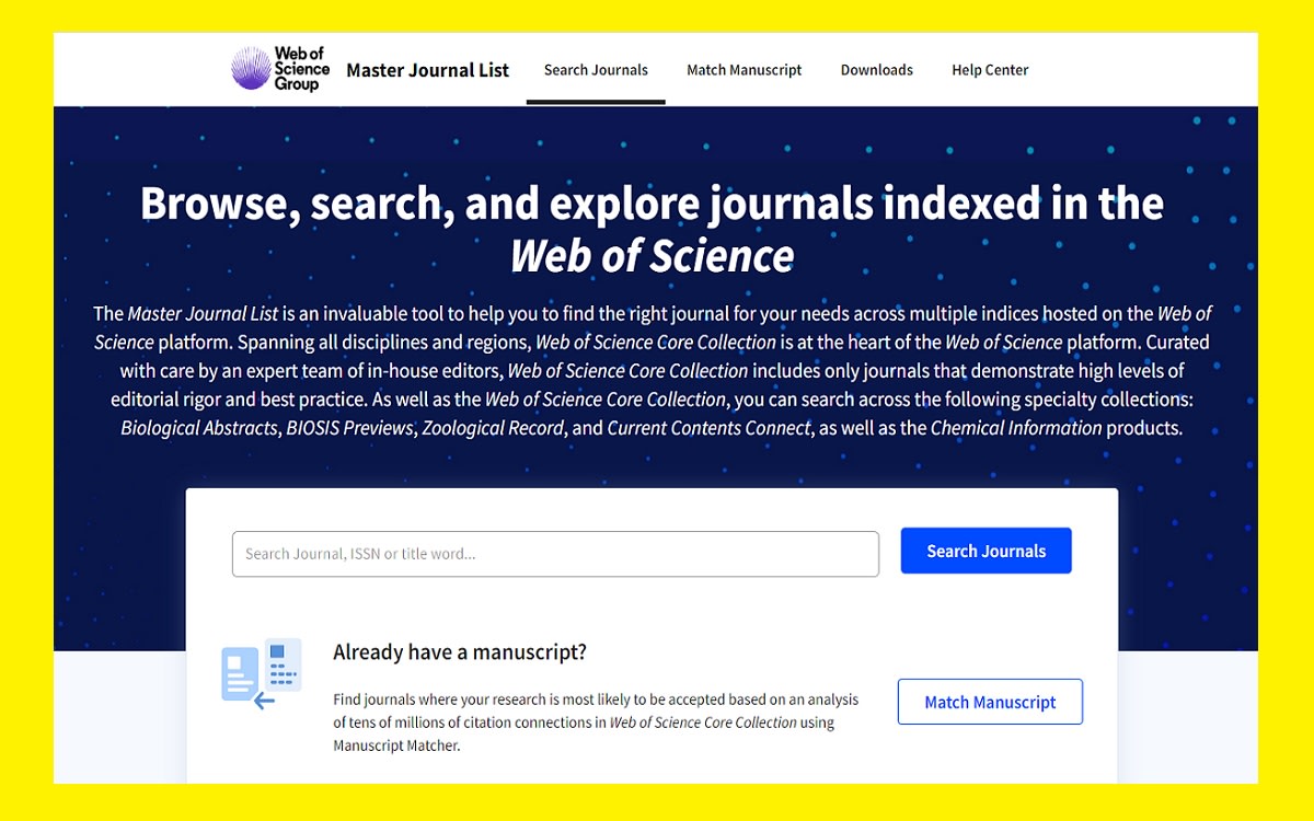 Search scopus journal Scopus journal