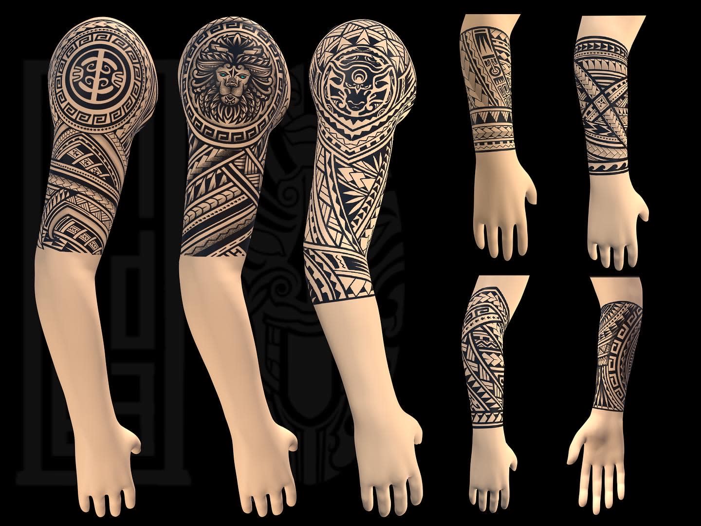 Create an original polynesian,tribal tattoo design for you by Markclyde_03