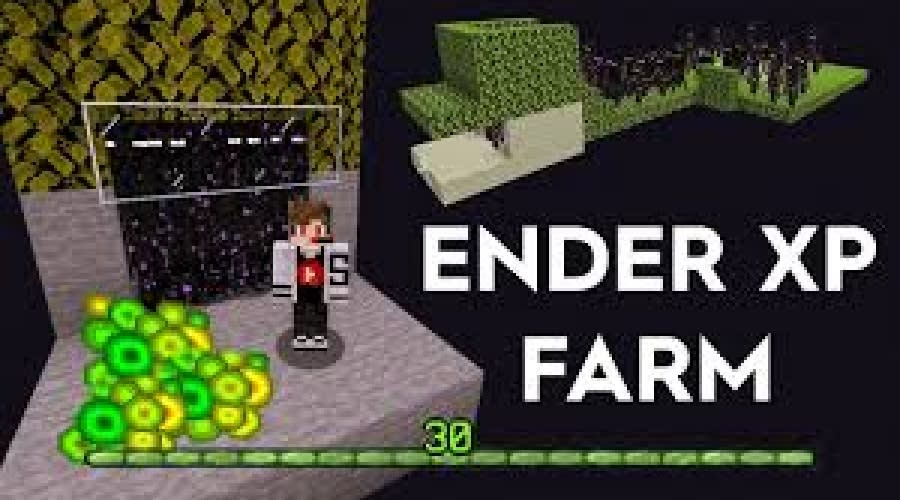 Enderman Farm (XP + loot) Minecraft Map