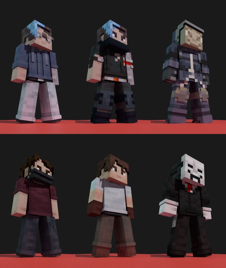 Design you a high quality minecraft skin by Iantheone