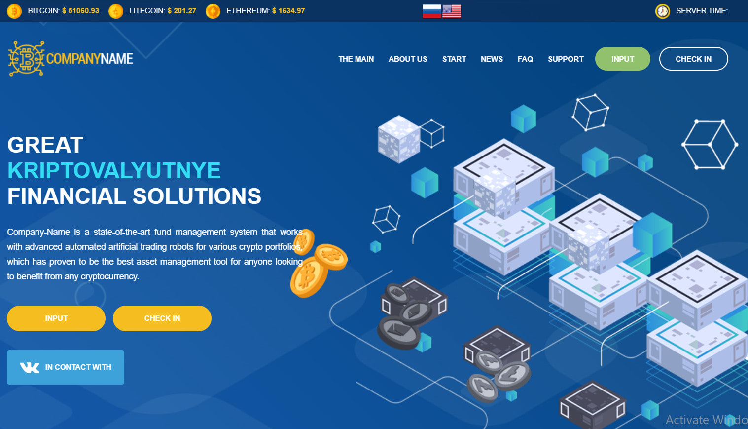 Create investment website for you by Freetechhost | Fiverr