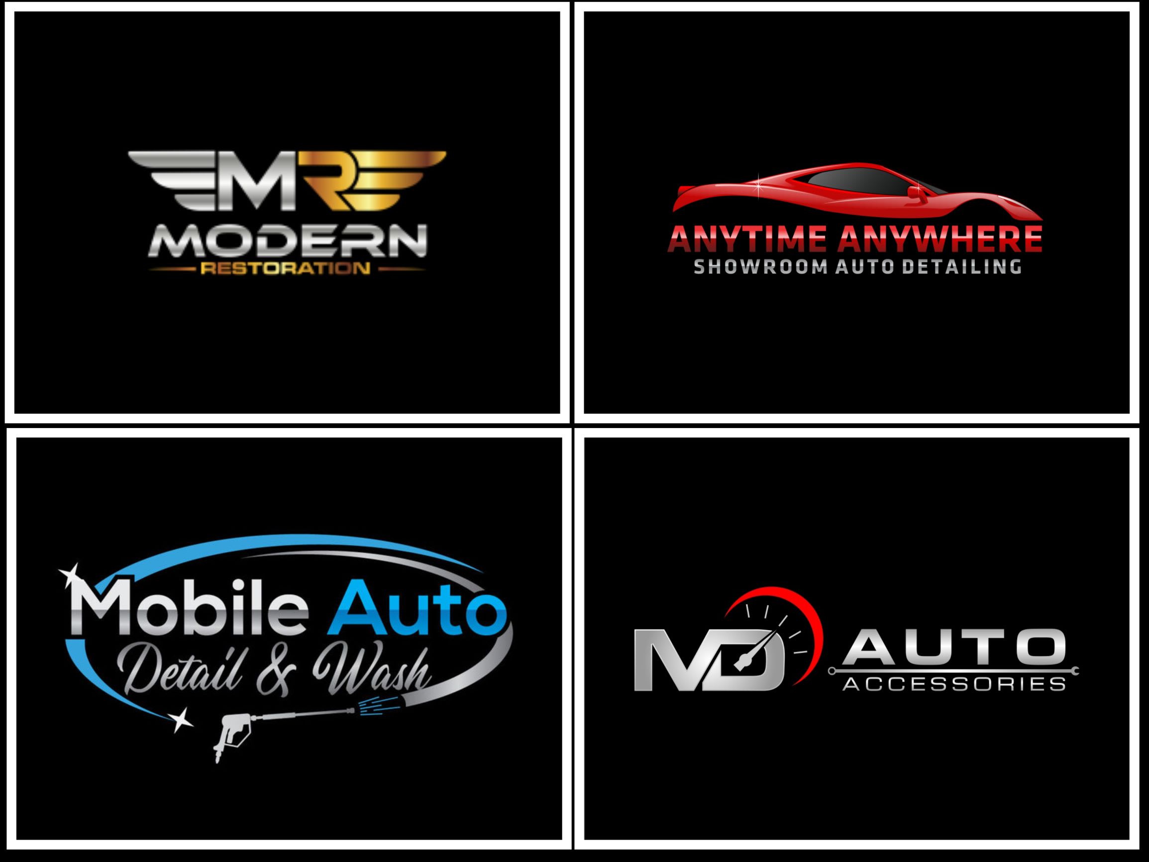 Create Car Detailing And Auto Spare Parts Shop Logo, 60 OFF