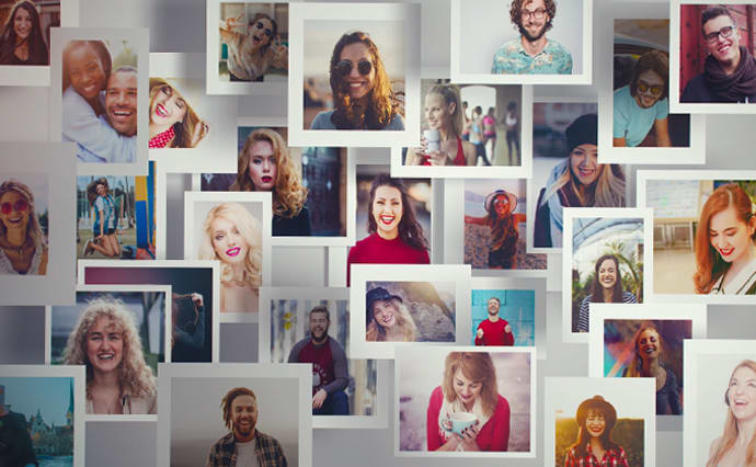 Create an awesome mosaic photo reveal,photo mosaic intro video,photo  slideshow by Designer_mars | Fiverr