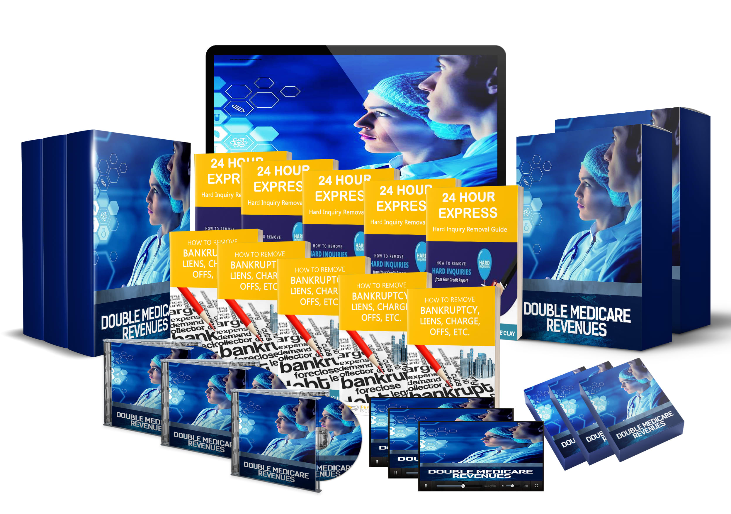 Create 3d Bundle Mockup Of Ebook Box Set Dvd Cds Devices By Rak Graphics Fiverr