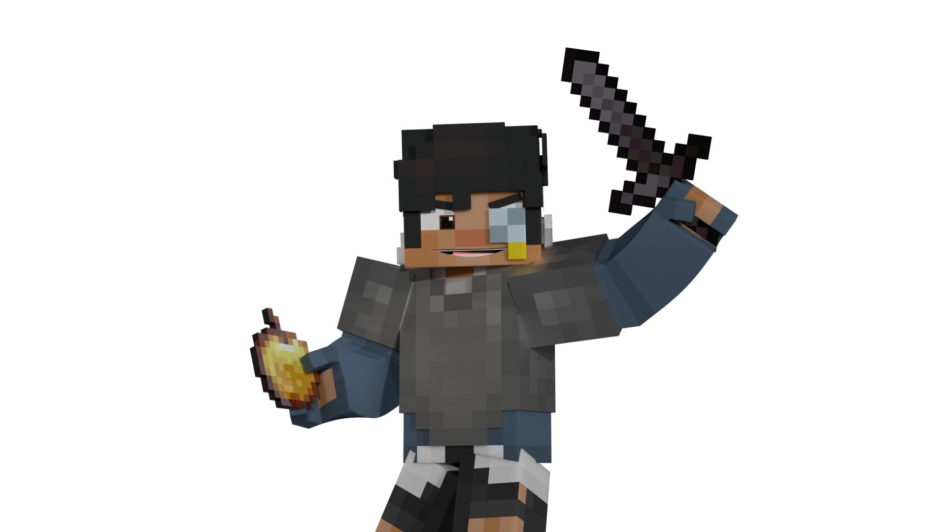 Create a custom minecraft skin minecraft animation and roblox animation by  Smitsculpt