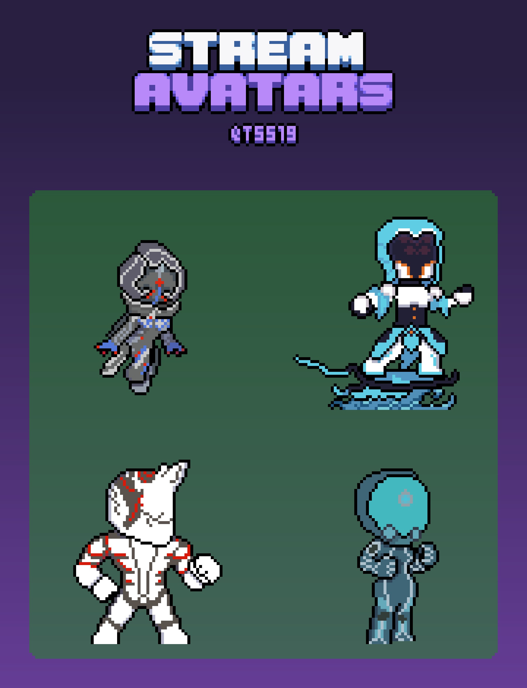 Sprite Sheet Free Stream Avatars 2+ Thousand 2d Character Sprite