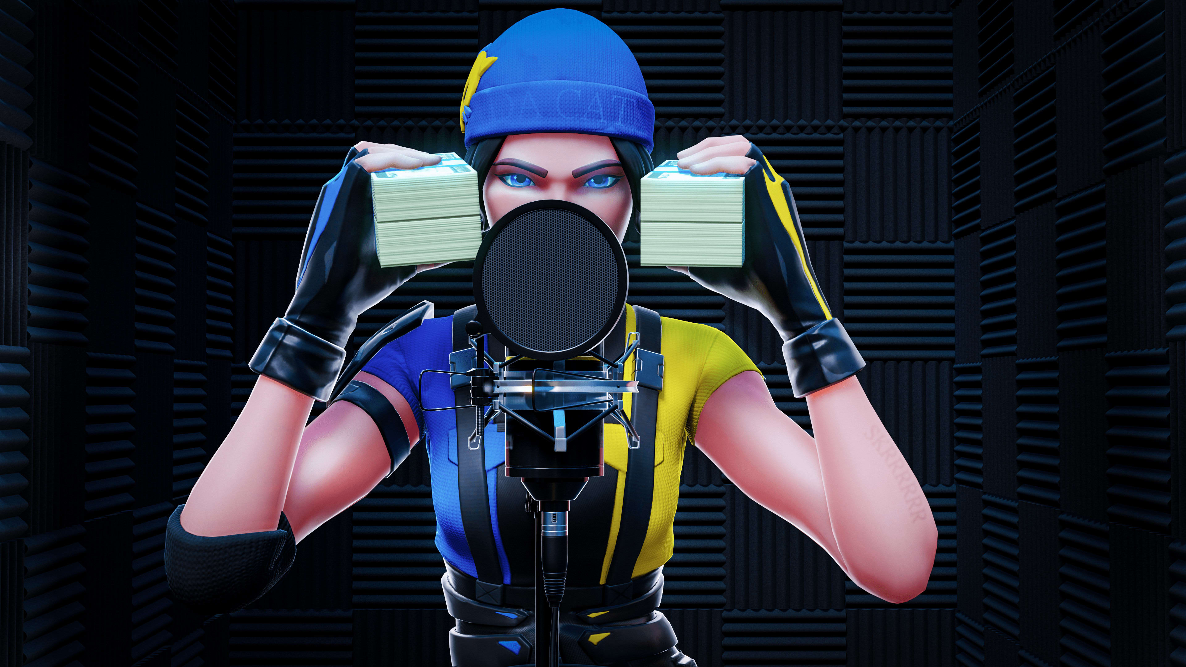 3d Model Skin Wildcat Fortnite Make 3d Eye Catching Fortnite