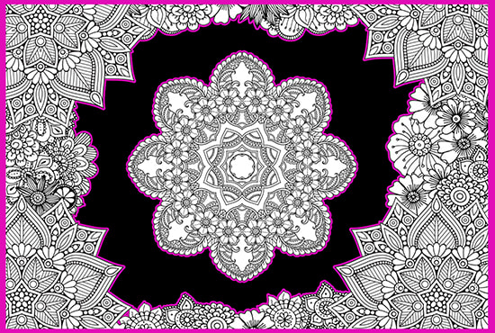 Download Design Custom 20 Flower Mandala Coloring Book Pages For Adults Kdp Etsy By Coloring Book Fiverr