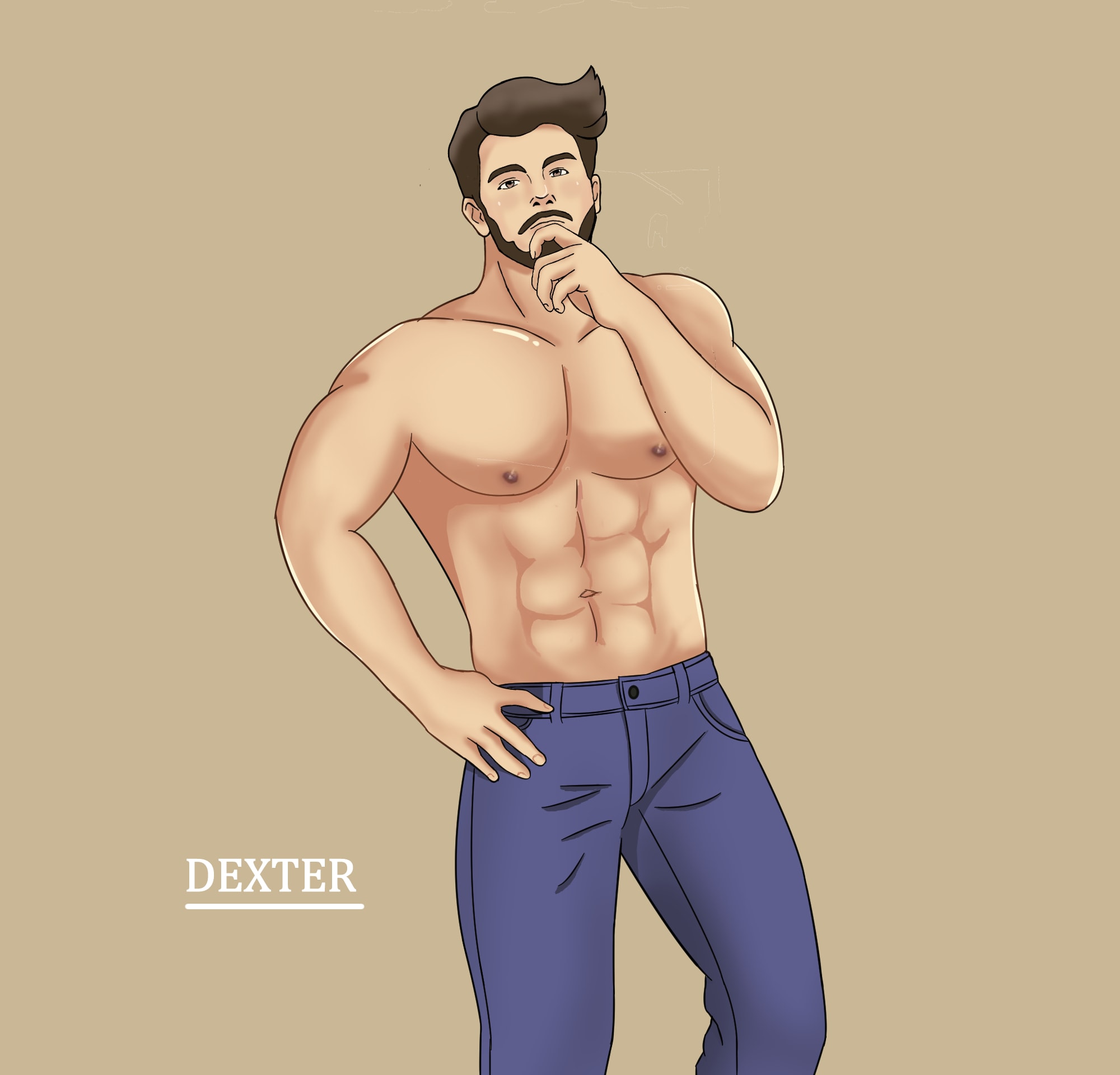 Draw bara, gay, yaoi nsfw for 5 dollars by Suryadexter | Fiverr