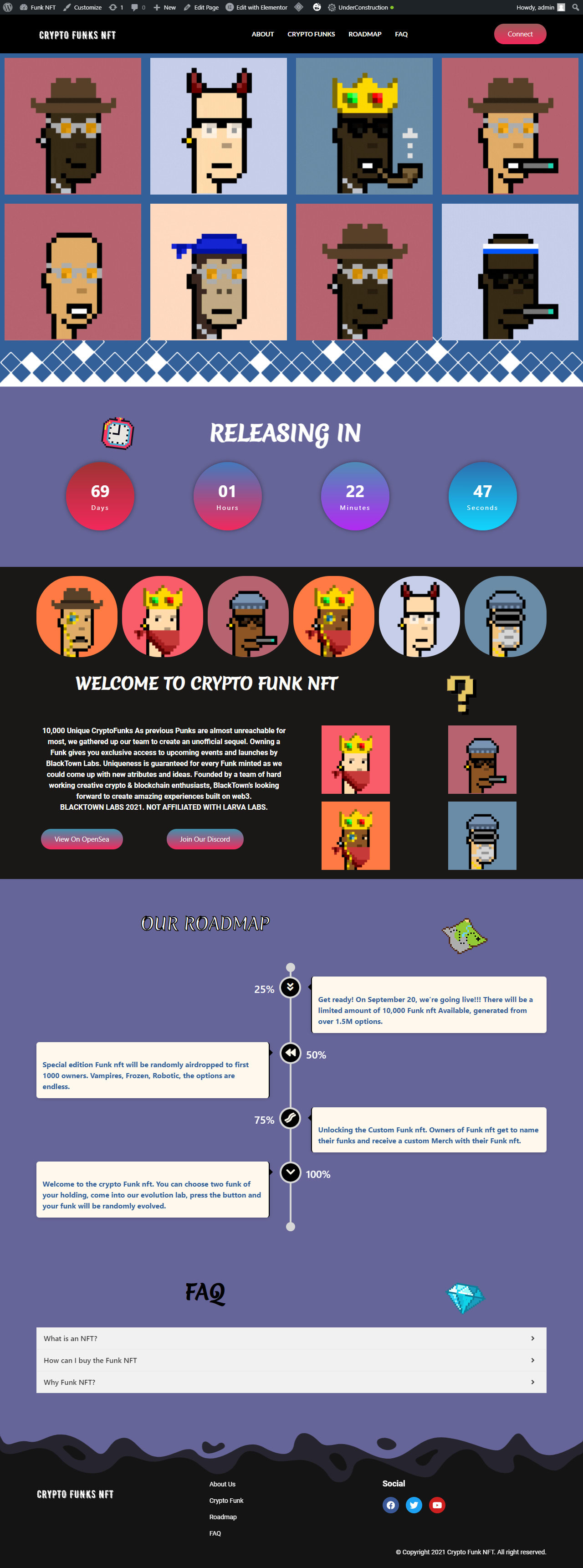 Design a crypto token and cryptocurrency website by Asadilegend | Fiverr