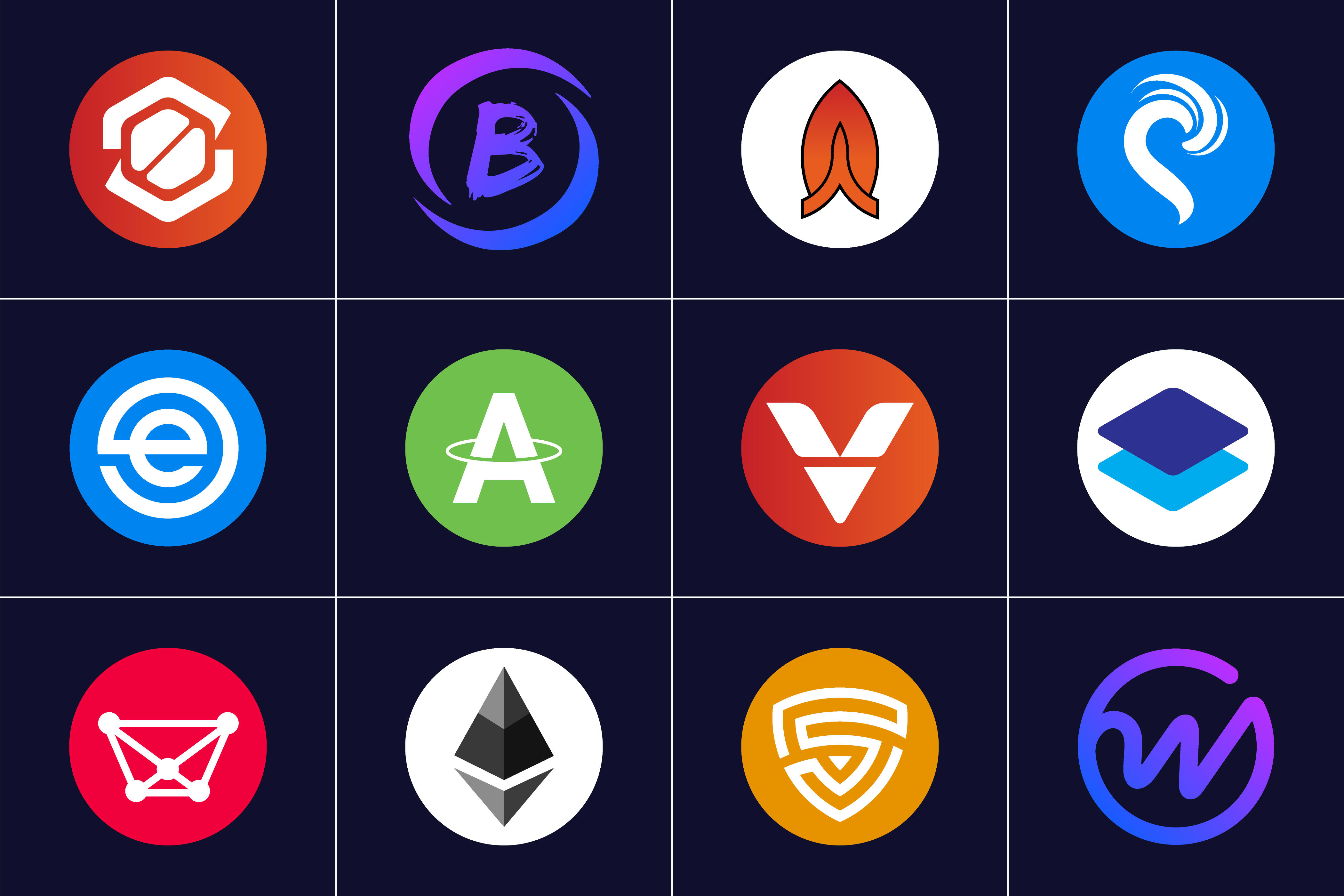 Diseñaré un nuevo logo de token de crypto y criptomonedas para tu moneda