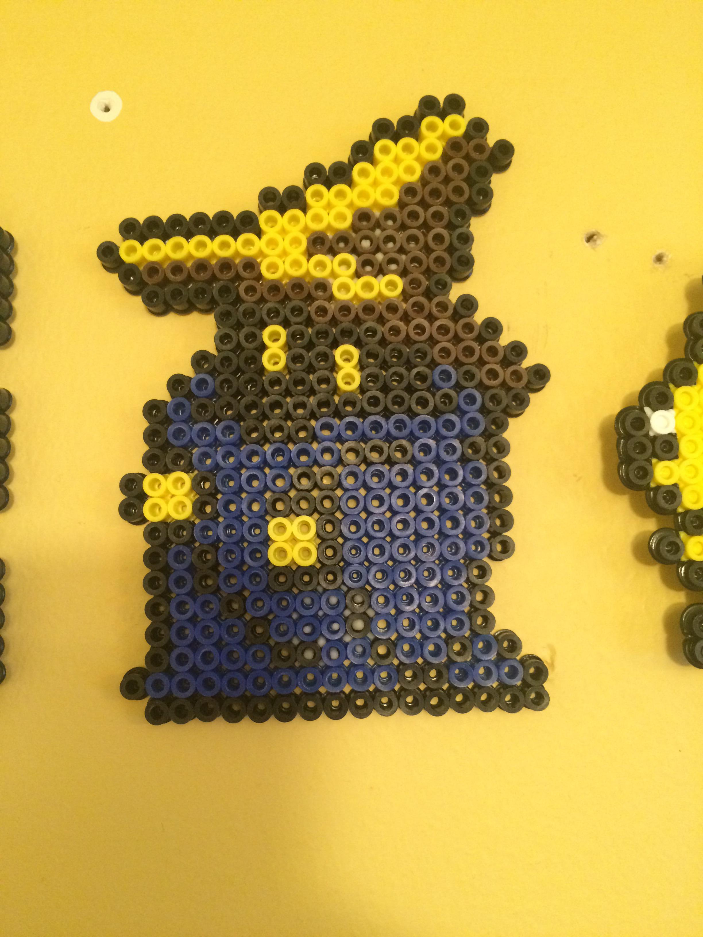 Create a pixel art perler bead creation by Beadengineering Fiverr