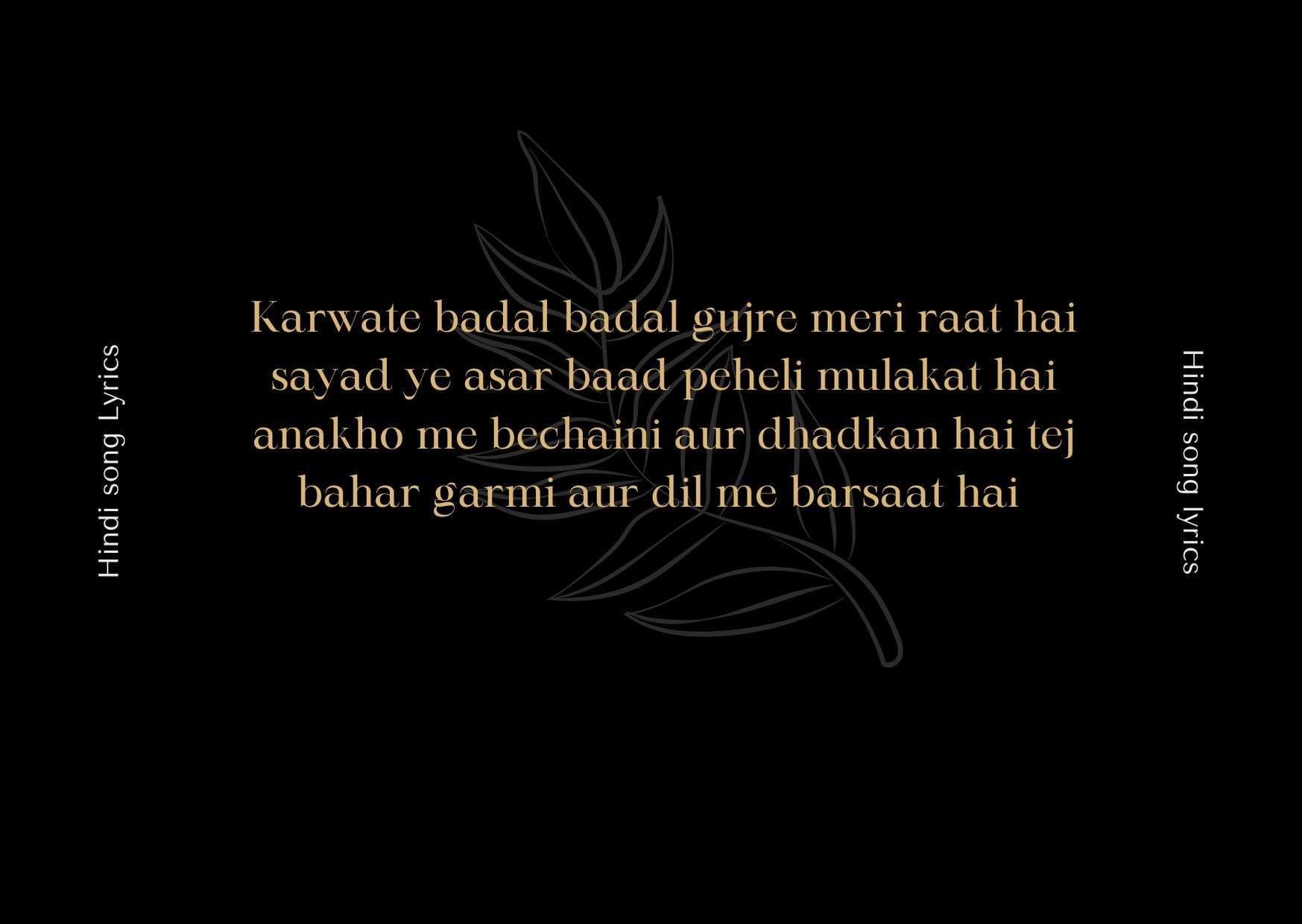 Lyrics Main Deewana Tu Deewani Main Mastana Tu Mastani Chand Koi