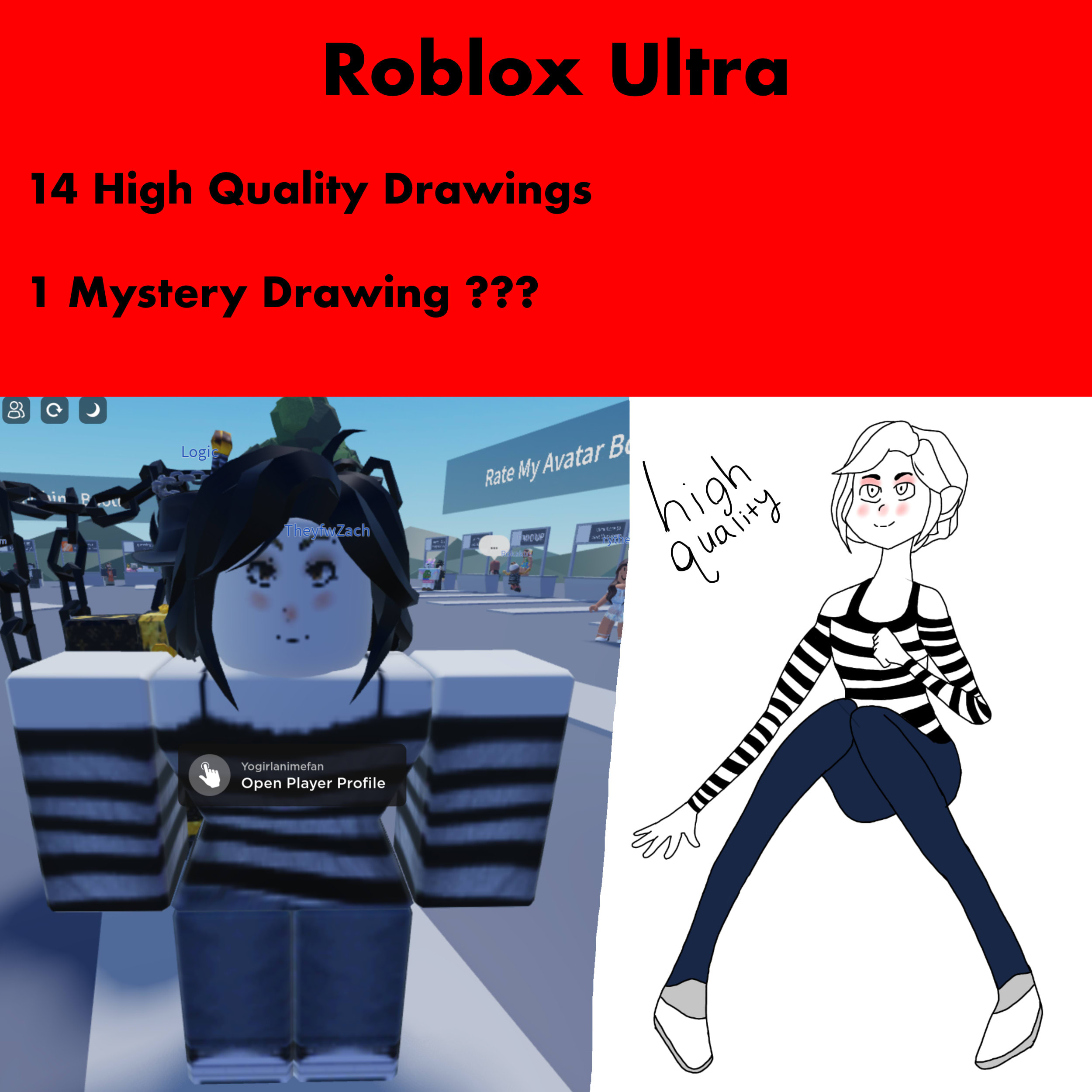 Art of my Roblox avatar, she has seen lots of stuff over the 8 and a half  years she's lived! : r/roblox