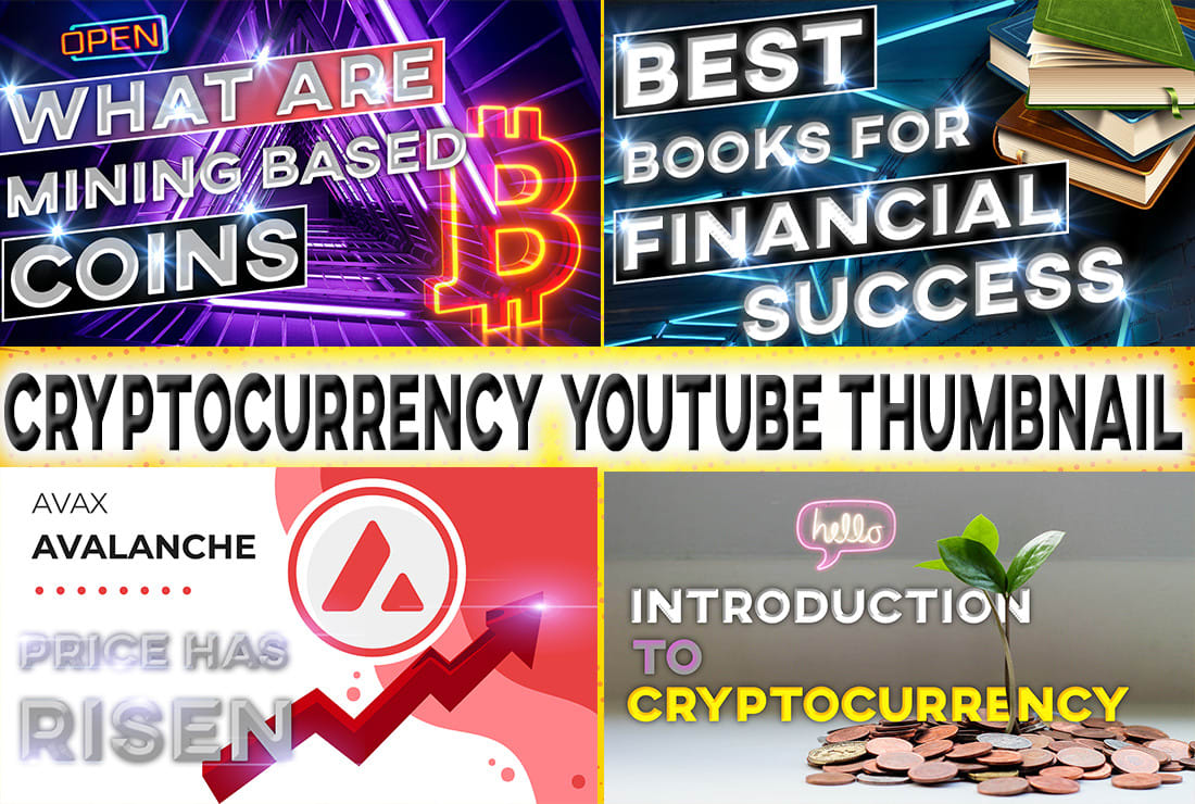 Design cryptocurrency superhit youtube thumbnail by Ashenboss | Fiverr
