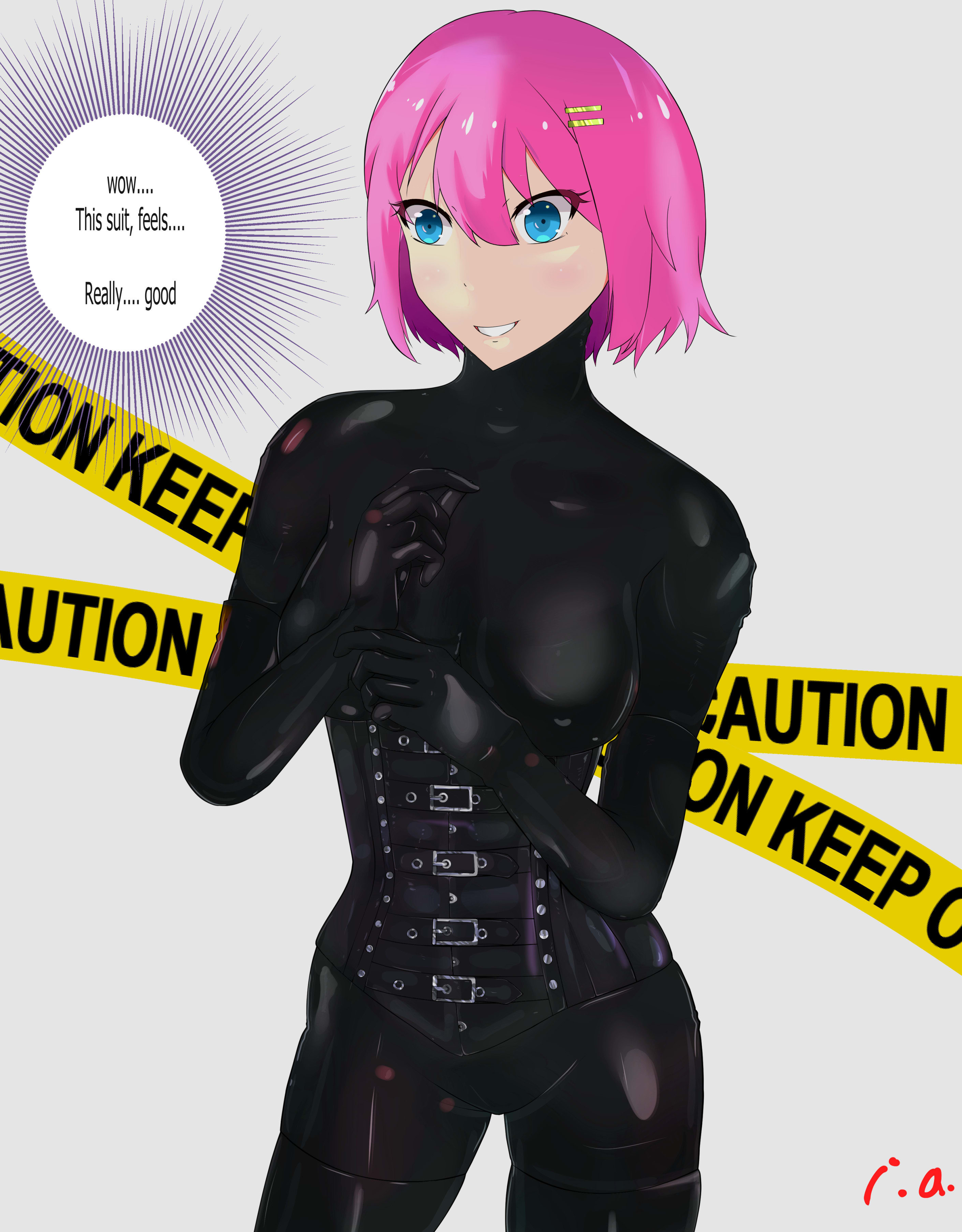 Draw anime latex girl for you by Imejiato | Fiverr