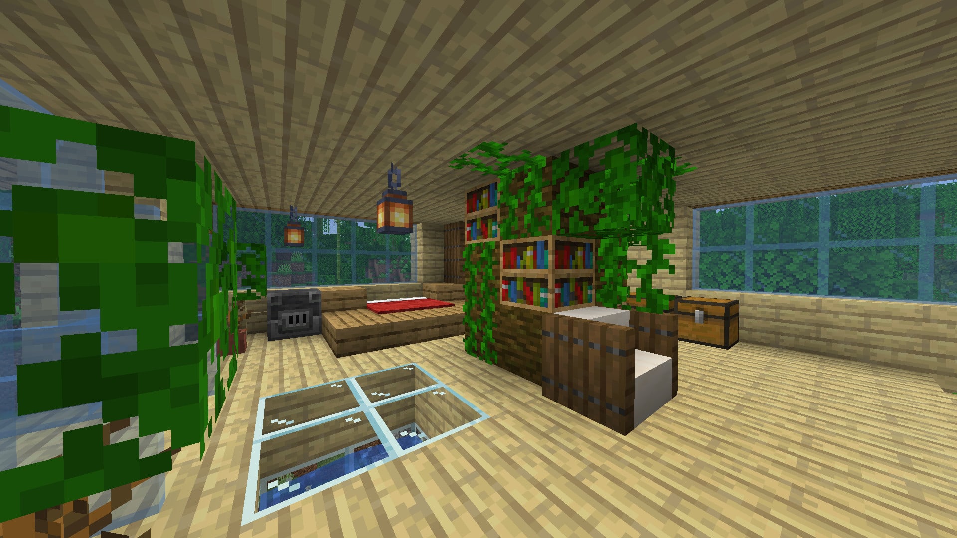 Treehouse  Minecraft houses, Minecraft, Minecraft building