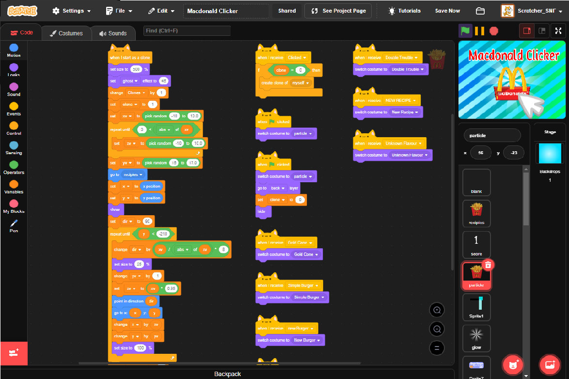 Scratch Tutorial! Clicker Game - Free stories online. Create