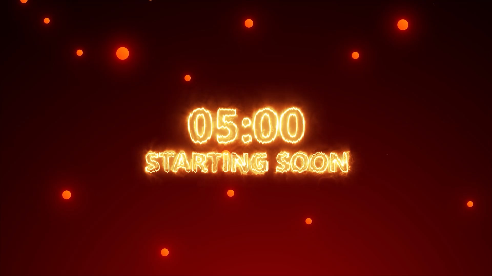 Create countdown timer video for live stream by Endru99