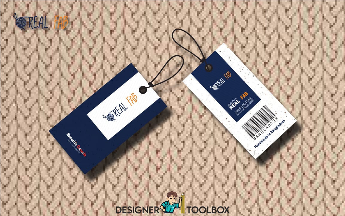 Designertoolbox: I will do clothing hang tag price tag clothing