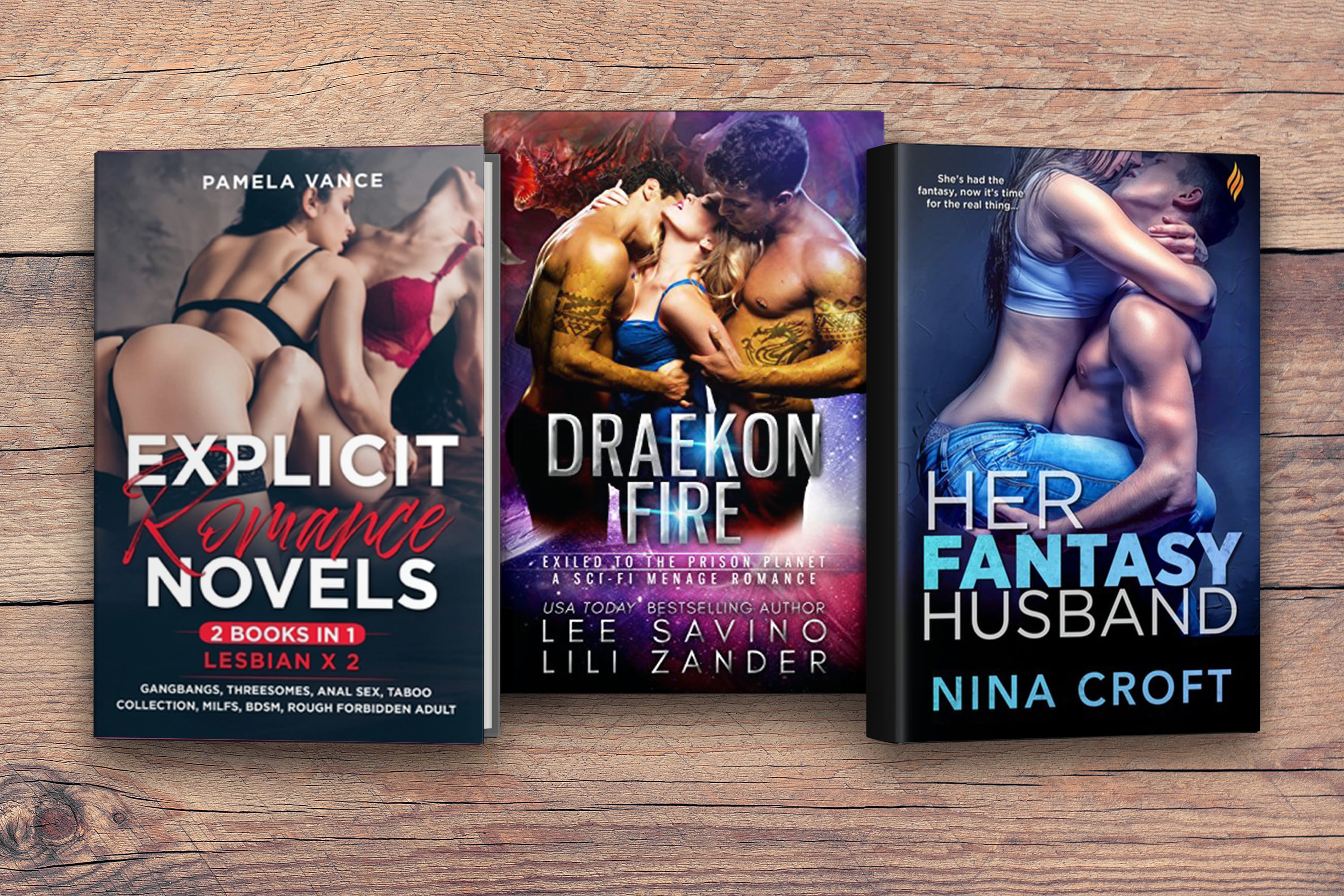 Do erotic, romance book or ebook cover design by Gfx_studioo | Fiverr