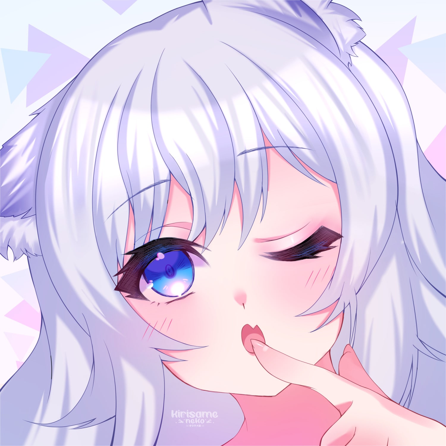 Draw a cute anime icon, avatar, headshot or profile picture by Kirisameneko