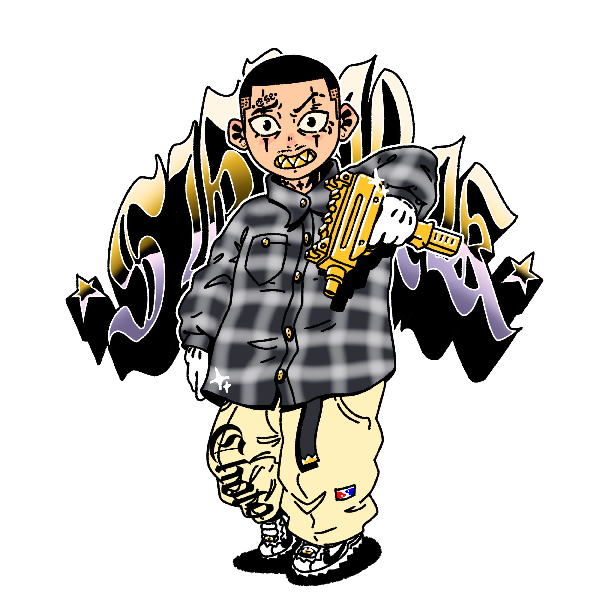 How To Draw Graffiti Characters 548 Drawing Graffiti Characters Stock