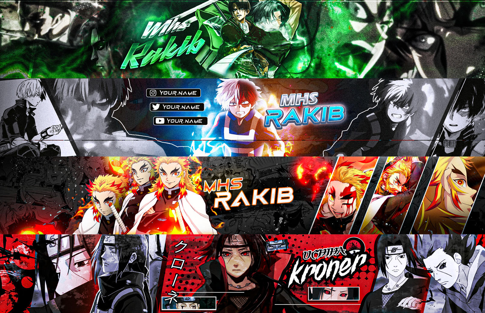 Design Eye Catchy Anime Banners | Premium Bonds On Death | sincovaga.com.br