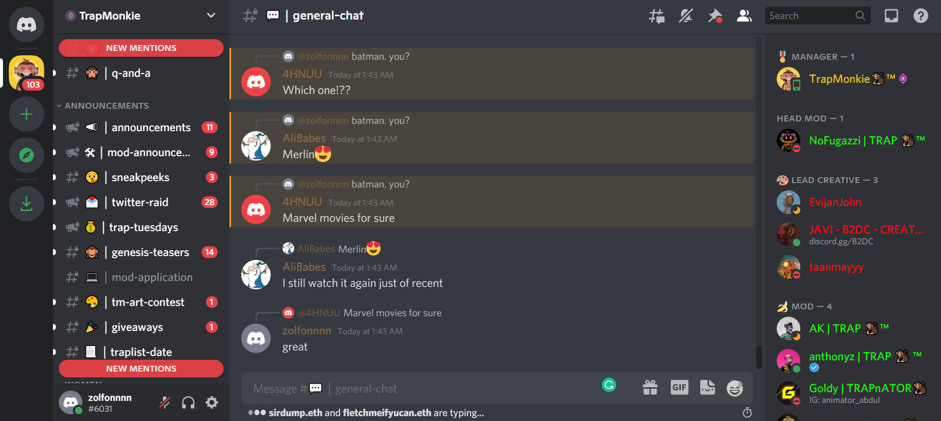 engage and actively chat on your discord server