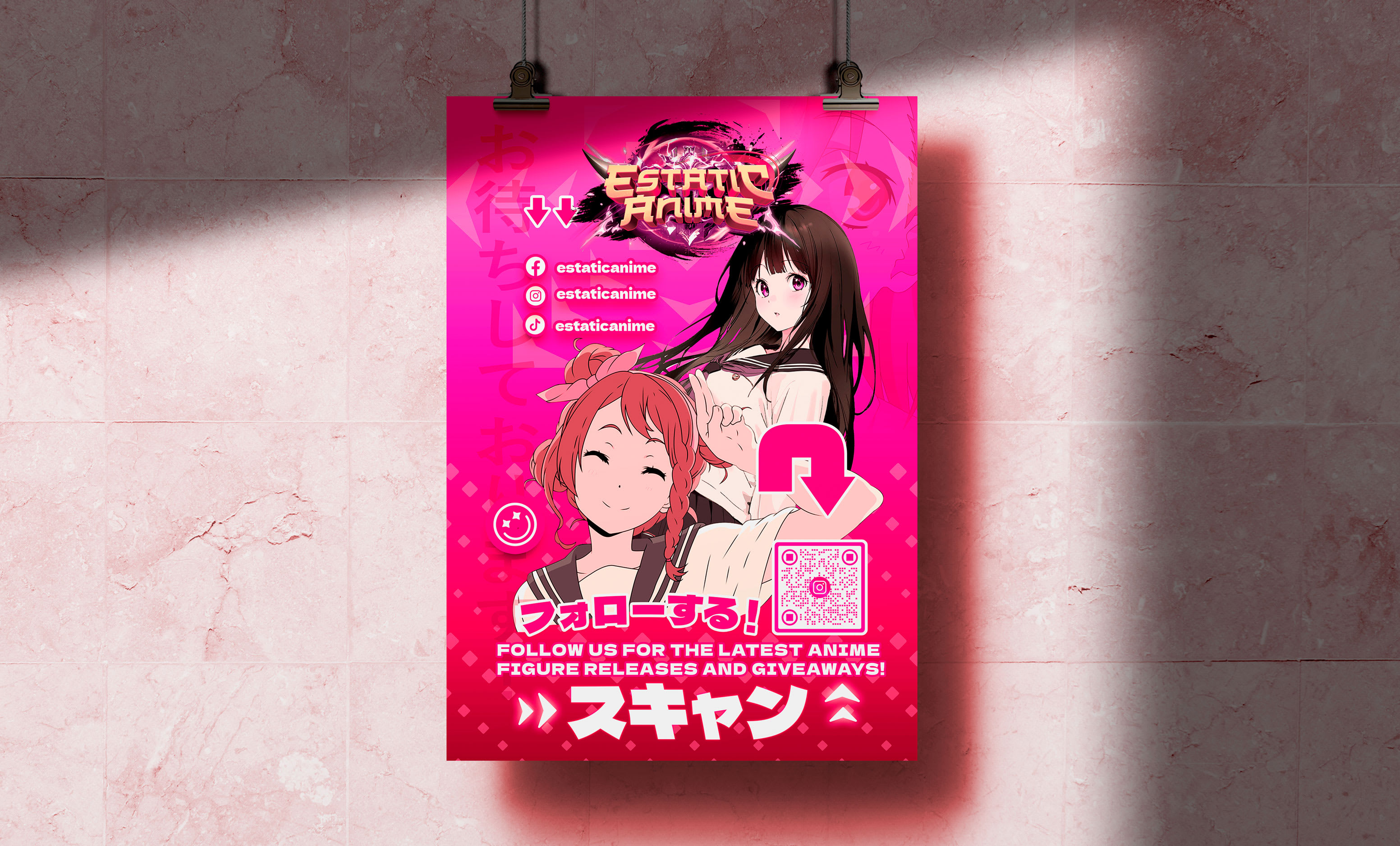 Do the best anime posters, flyers, banners for events by Deiviarts