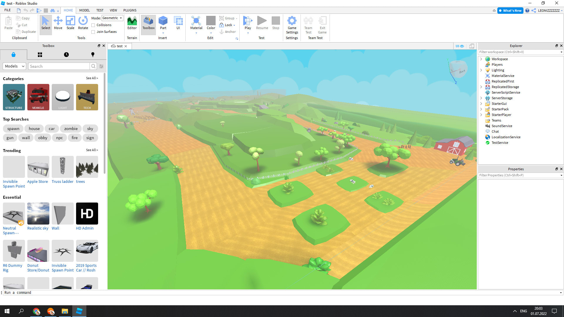 Create a roblox game for you by Leonid_filin