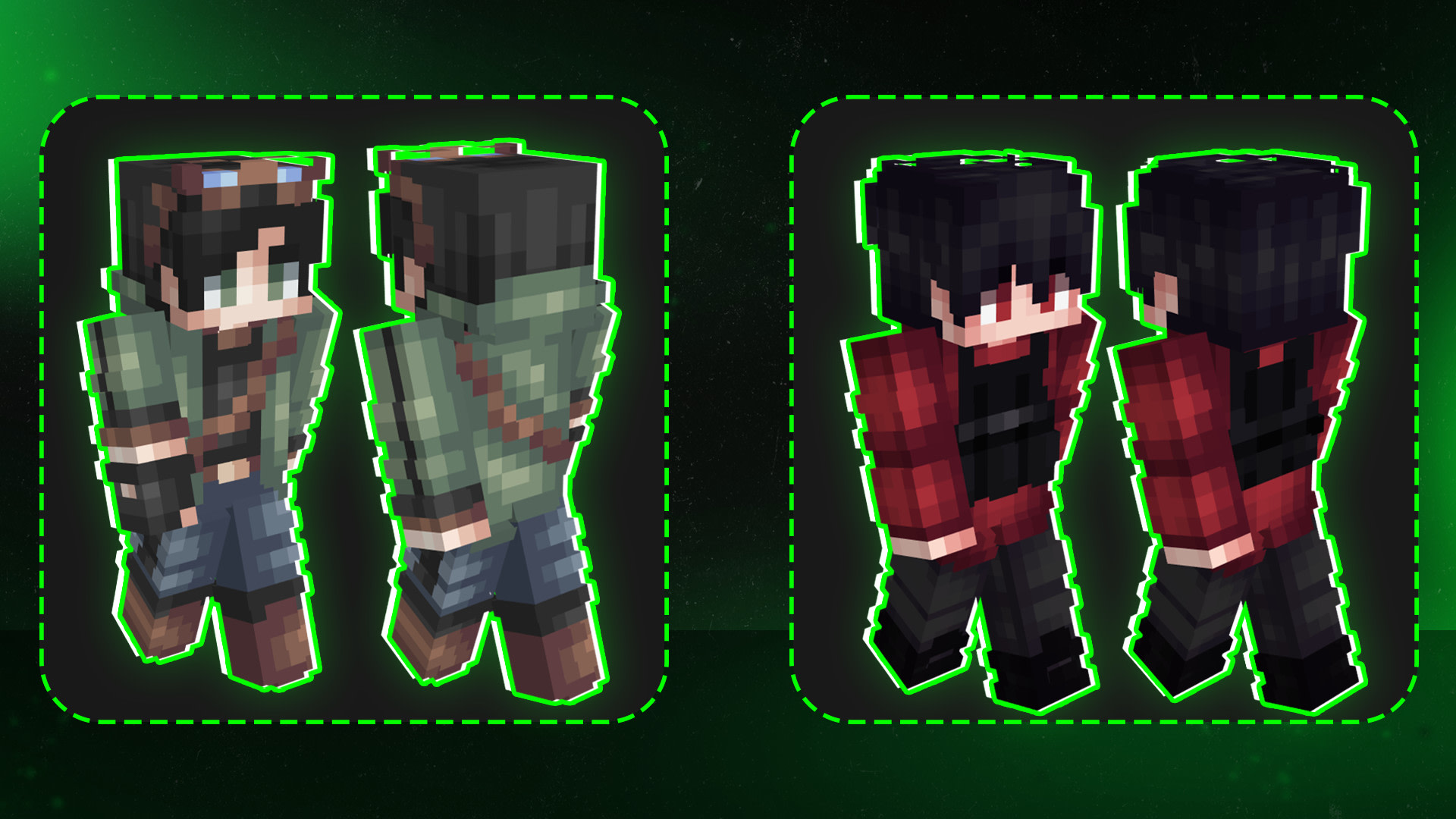 Create best custom minecraft skin by Kerovcuk | Fiverr