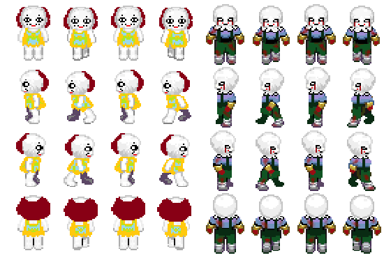 Make Creepy Sprite Sheets For Your Game By Tajuhe Fiverr
