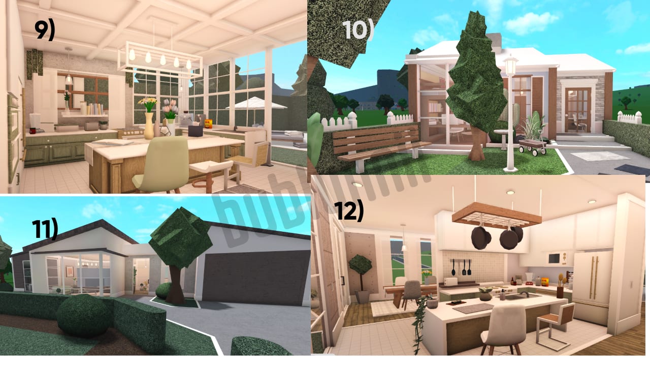 Modern One Story Bloxburg Houses