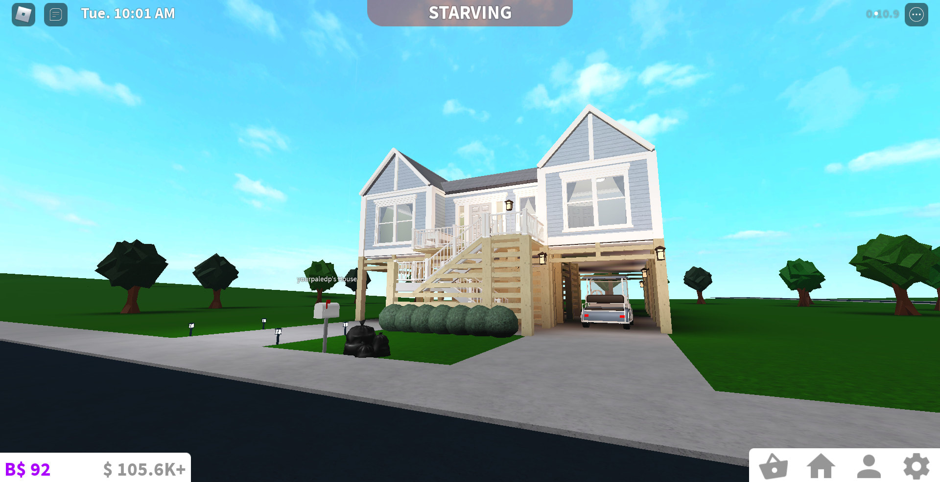 realistic green bloxburg house build🐸 video is on my