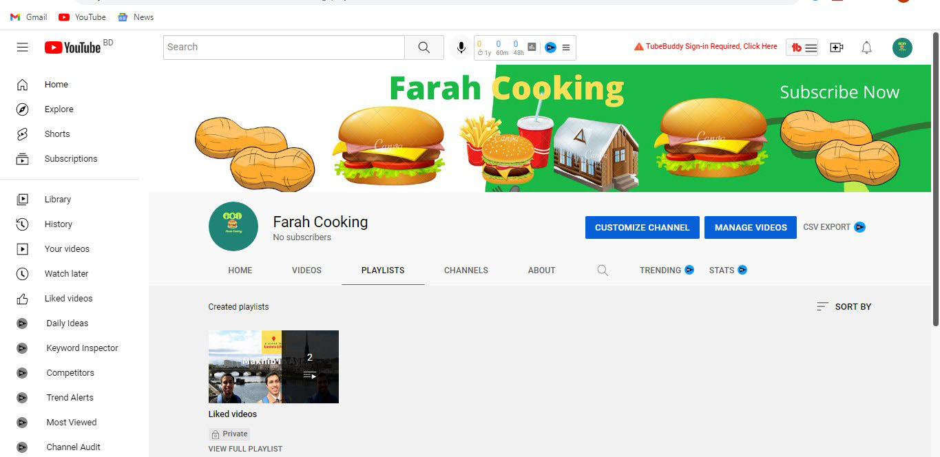 YouTube食物頻道SEO優化